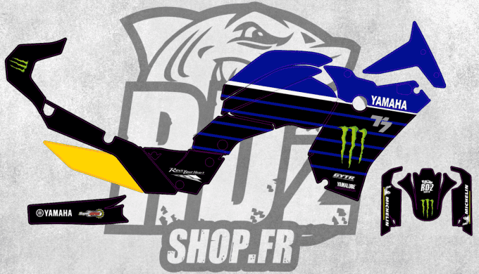 autocollants - T7 - tenere - yamaha - kit deco -graphics - world - raid - stickers -