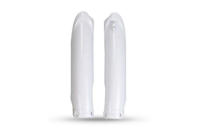 bas de fourche  yzf  2023 blanc - kit plastique yzf 450 2024 - kit plastique yzf 250 2024 blanc-