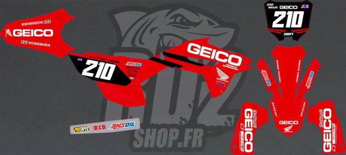 CRF - 250 - 450 - geico - kit deco- 2024 - 2023 - 2022 - 2021 - perso - rd2 -