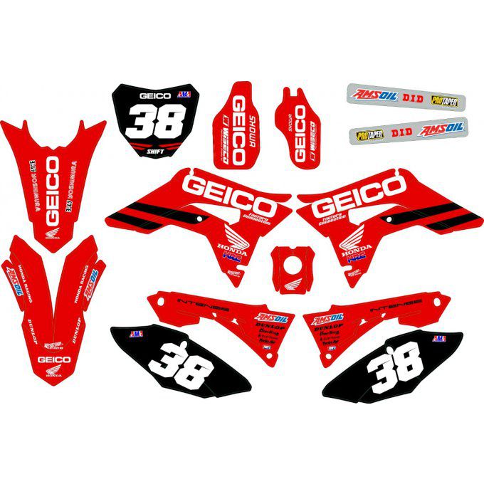 KIT DECO GEICO CRF HONDA 2005 / 2013