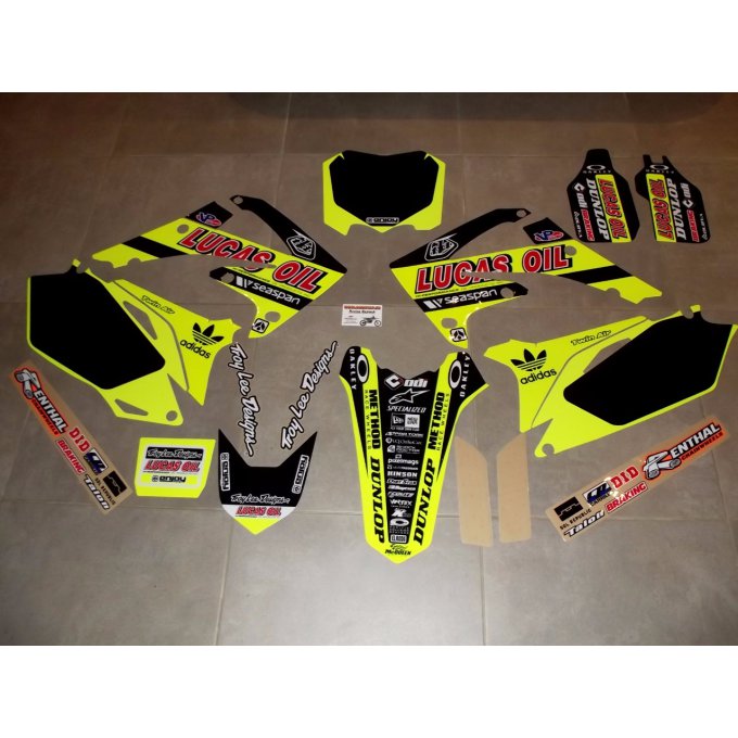 lucas oil Jaune Fluo CRF 250 / 450 honda ( 2011 / 2012 / 2013