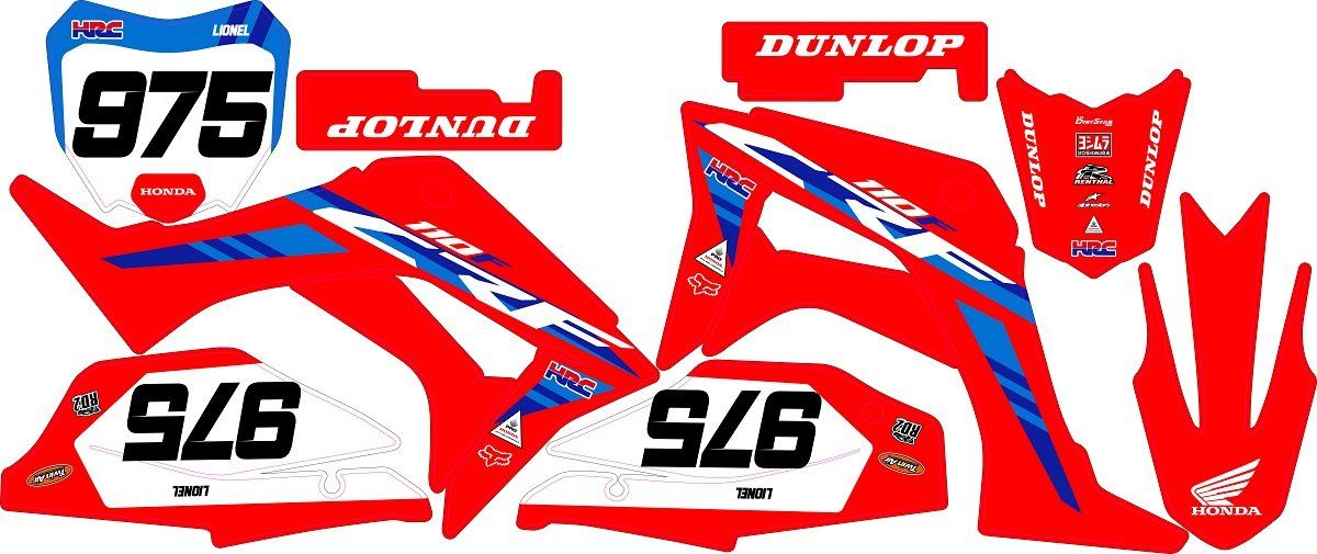 Kit déco semi perso CRF 50 / 110 / 150