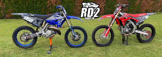 Kit déco Semi-perso  Honda CRF CR  CRFX 125 / 250 / 450 - 2005-2022 - kit deco rd2shop