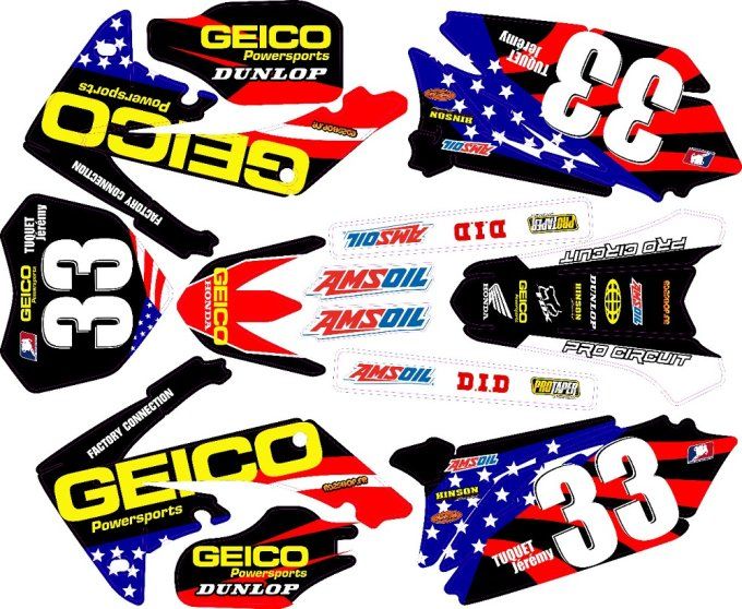 Kit déco semi perso CRF 50 / 110 / 150