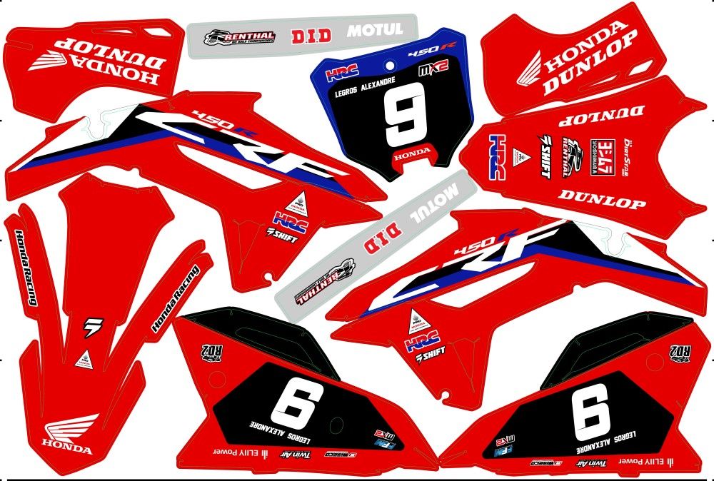 Kit déco semi perso CRF 50 / 110 / 150 - 