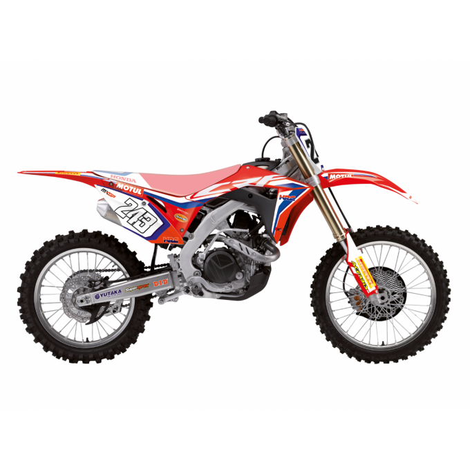 Kit Déco Honda HRC CRF 250 / 450 ( 2017 / 2018 / 2019 / 2020 / 2021 ) -