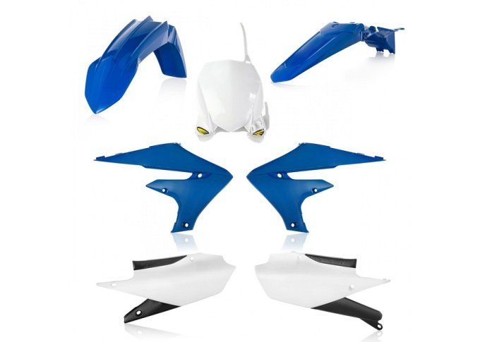 CYCRA BLANC ET BLEU YAMAHA - kit plastique yzf 250 cycra - kit plastique yzf 450 cycra