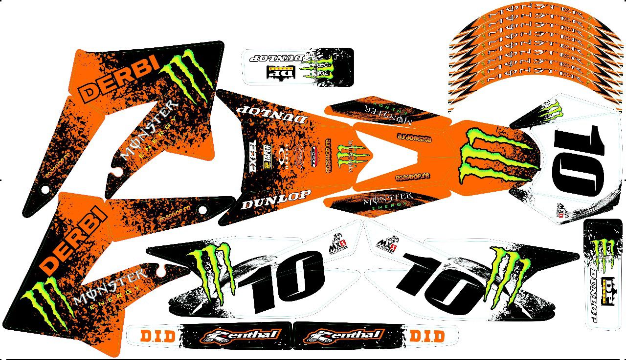 Kit déco perso GASGAS 700 SM / ENDURO - RD2Shop