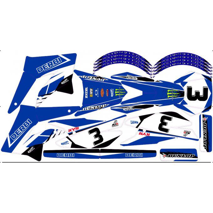 Kit Déco Perso 50 à boites DERBI / YAMAHA / BETA / RIEJU