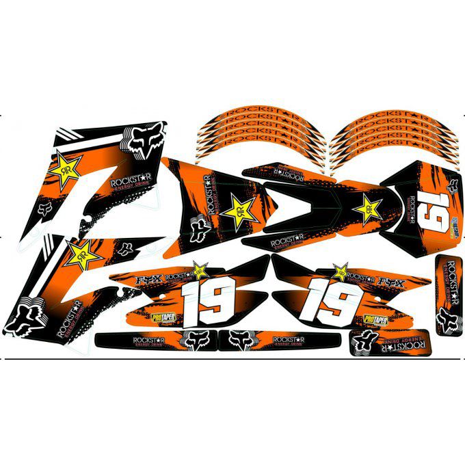 kit deco autocollant derbi rieju 50 75 80 