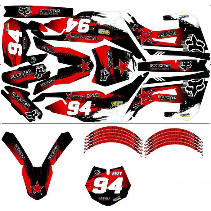 Kit Déco Perso 50 à boites DERBI / SHERCO / GILERA / RIEJU