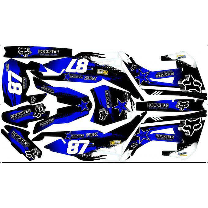 Kit Déco Perso 50 à boites DERBI / SHERCO / GILERA 2018 , 2019 , 2020