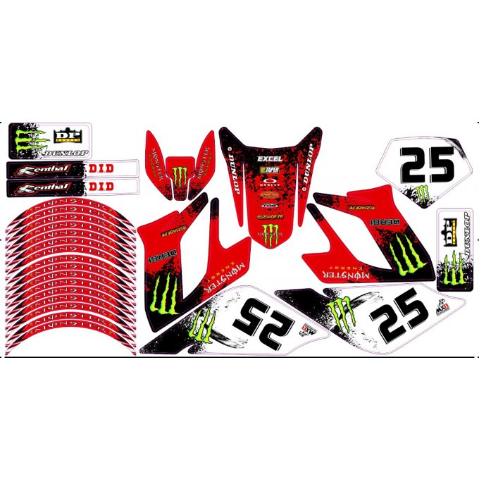 Kit Déco Perso 50 à boites DERBI / SHERCO / BETA / MBK