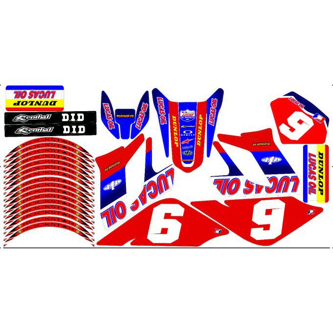 Kit Déco Perso 50 à boites DERBI  drd racing