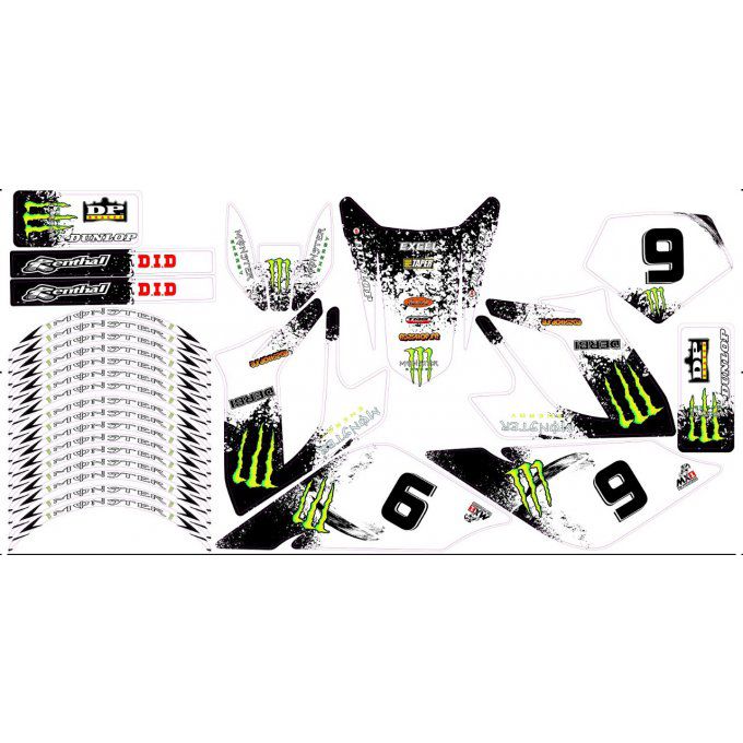 Kit Déco Perso 50 à boites DERBI / SHERCO / GILERA / RIEJU