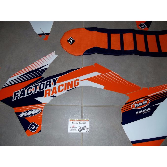 Kit déco factory   Perso  KTM SX / SXF 125 250 450 ( 2013/ 2014 /  2015 )