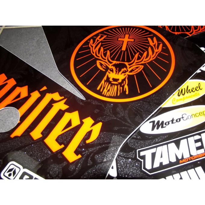 Kit déco Pailleté Ktm sx 85 ( 2006 à 2012 )