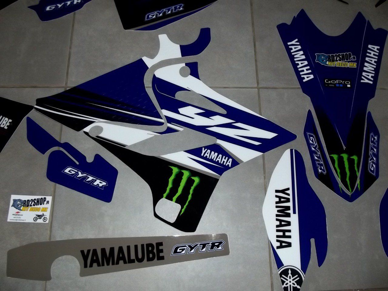 Kit Déco Yamaha YZ 125 / 250 ( 2015 à 2021 )