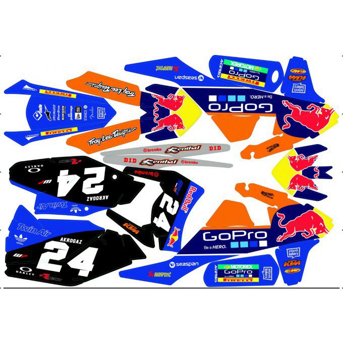 Kit déco perso KTM SX / SXF / EXC ( 2021 / 2022)