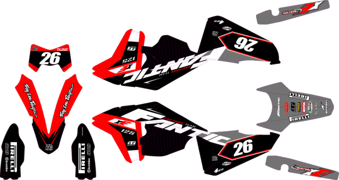 fantic - kit deco - xx - xe - xef - xxf - stickers - autocollants -