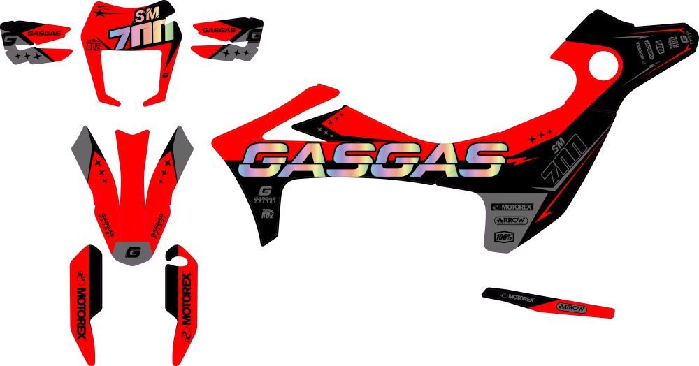 Kit déco perso GASGAS 700 SM / ENDURO - RD2Shop