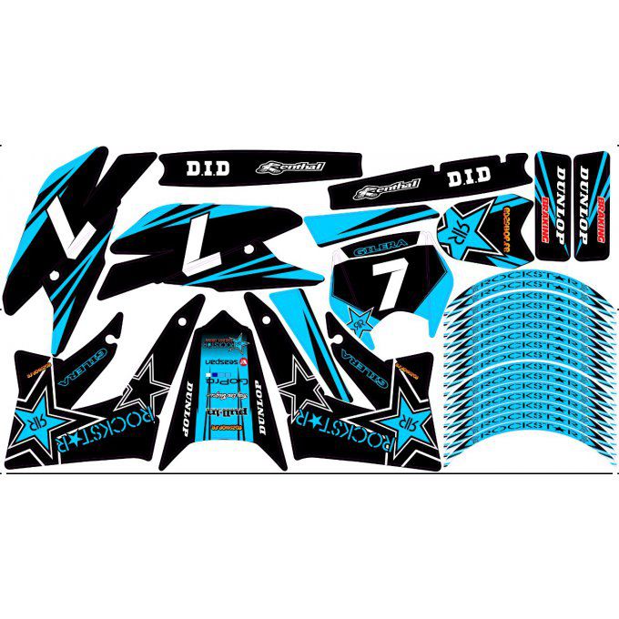 Kit Déco Perso 50 à boites DERBI / SHERCO / GILERA / RIEJU