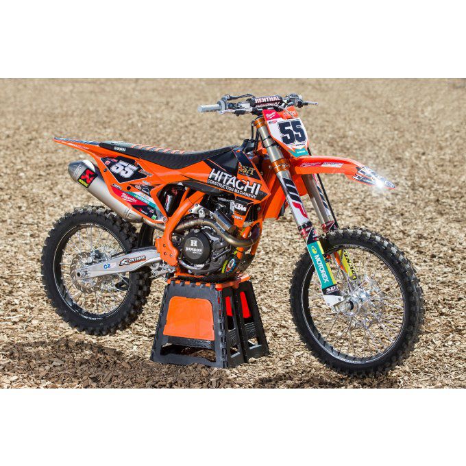 Kit déco et Housse Selle  KTM SX / SXF ( 2016 à 2018) EXC ( 17 à 19 )