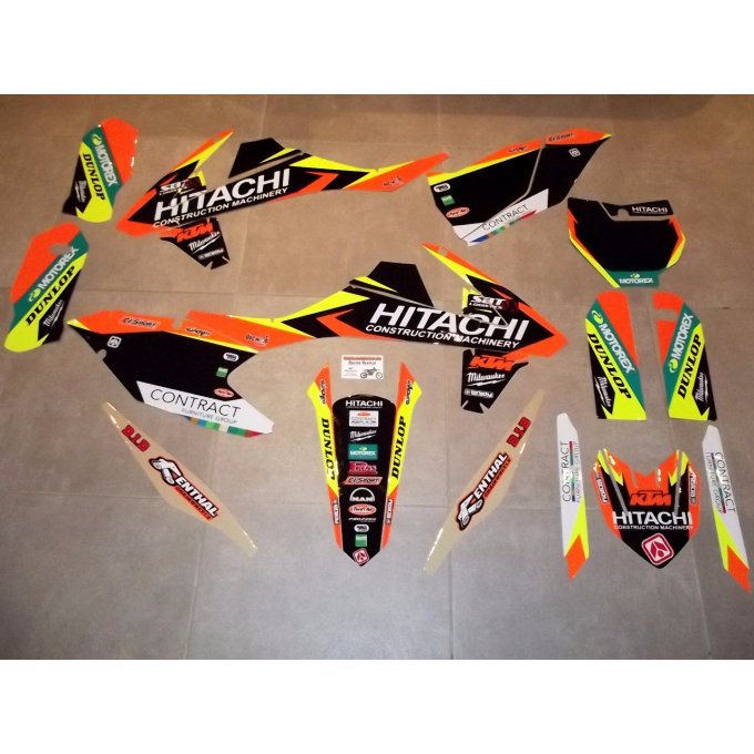 Kit déco KTM EXC SX / SXF / EXC / ( 2016 à 2017 ) 125 / 250 / 350 / 450