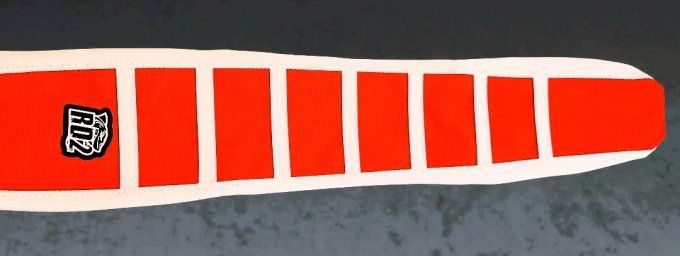 housse - de - selle - fantic -xx - xe- 2021 - 2022 -2023 - 2024 - 2025 - rouge - blanc - 125 - 250-