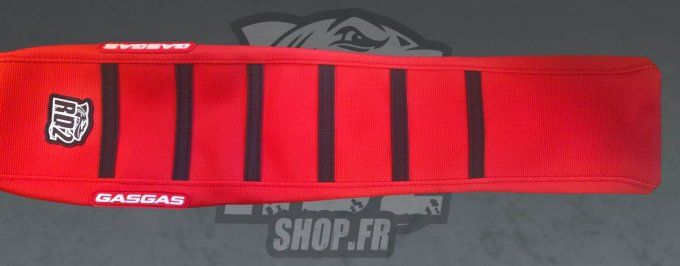 housse - de - selle - gasgas - ec - ecf - mc - mcf - 2024 - 2025 - 2026 -2027-rouge -noir - seat mx