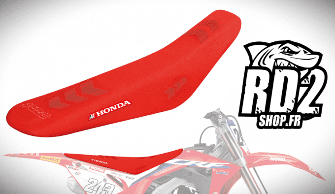 housse de selle hrc , honda , seat cover hrc honda crf , 2017 , 2018 , 2019 , 2020 , 2021