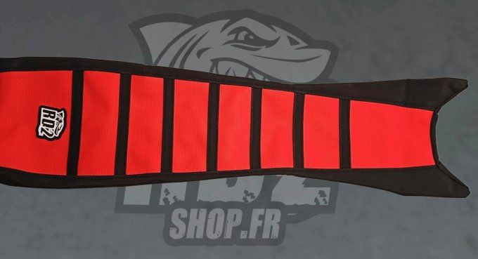housse -de - selle - seat cover - derbi - drd - senda - 2011 à 2017 - rouge- noir - rd2 -