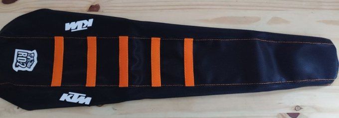 housse de selle - seat cover - ktm - sx - sxf - 2023 - 2024 - 2025 - factory -rd2 - orange -exc