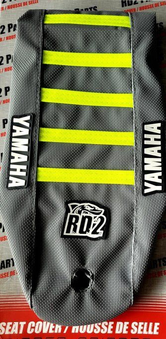 housse - de - selle - seat cover - rd2 - gris nardo - jaune fluo - yz - 125 - 250 - 2022 - 2023-2024