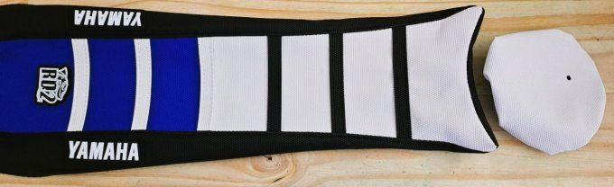 housse - seat mx - selle -cover - bicolore - yamaha - yzf - 250 - 450 - 2023 - 2024 - 2025 - 2026 - 