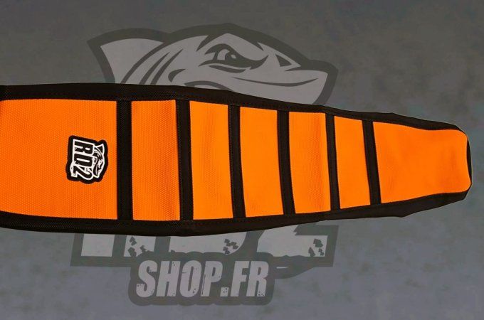 housse - selle - seat cover - mrt - rieju - mrt pro - trophy - orange - noir - rd2 -