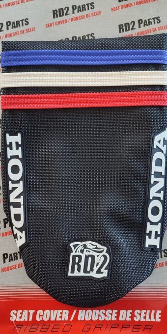 housse de selle - seat cover - team france - honda crf - 250 crf - 450 crf - bleu - blanc - rouge - 