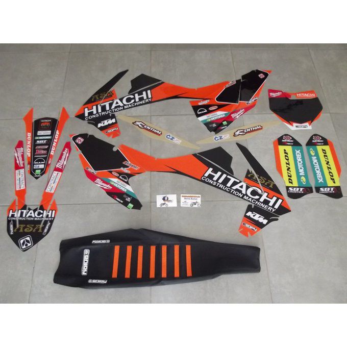 Kit déco Complet KTM SX / SXF / EXC ( 2016 / 2017 / 2018)