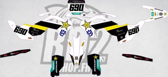 HUSQVARNA- 2023 - 2024 -2025 - 2026 - rockstar - kit deco - fe - te - fc - tc -