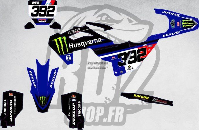 HUSQVARNA  - kit deco - france - tc - fc - te - fe - enduro - 2024 - 2025 - 2026 - 2027-