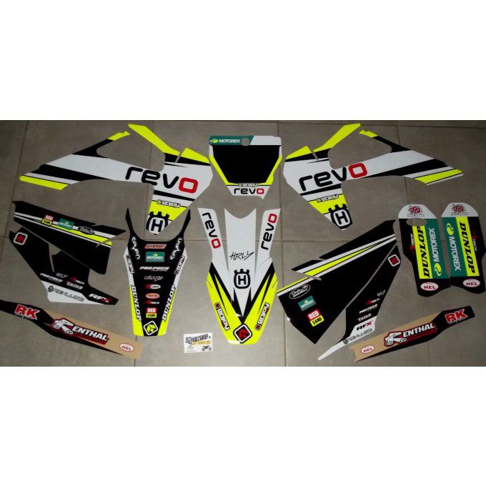 Kit Déco FLUO HUSQVARNA TC / FC ( 2019 - 2020 - 2021 - 2022 )