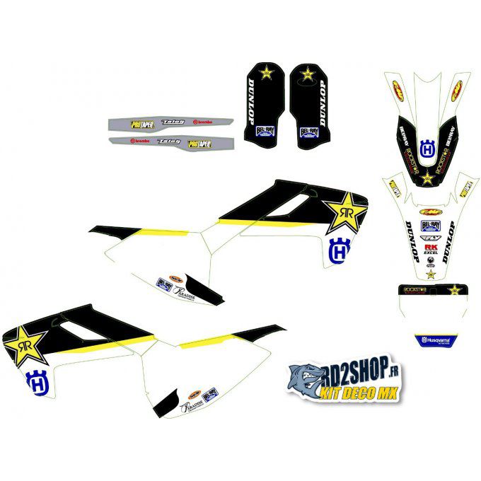 Kit Déco HUSQVARNA TC / FC ( 2016 / 2017 / 2018 ) ROCKSTAR