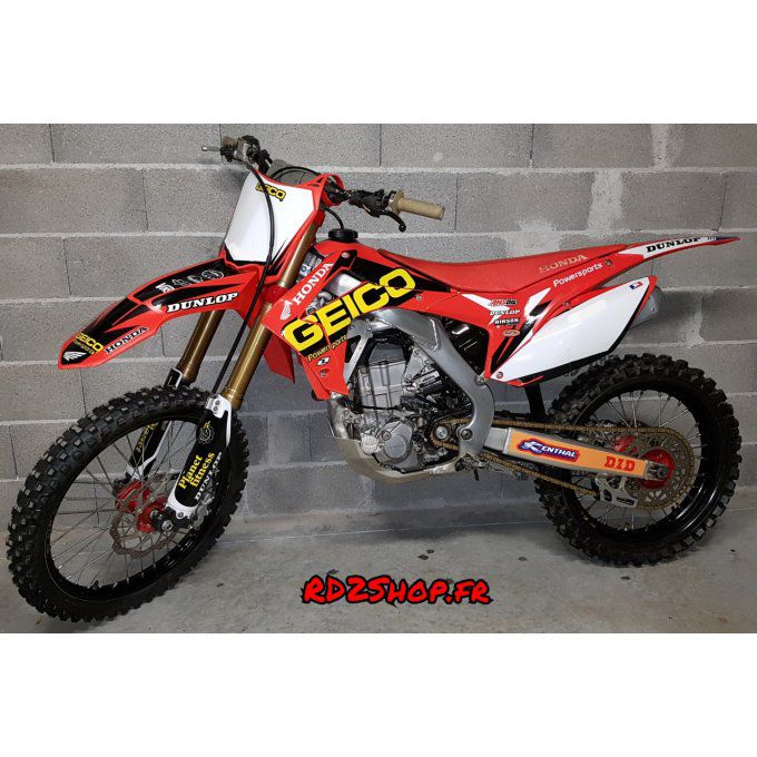 Kit Déco geico CRF 250 / 450 ( 2013 - 2014 - 2015 - 2016 - 2017 )