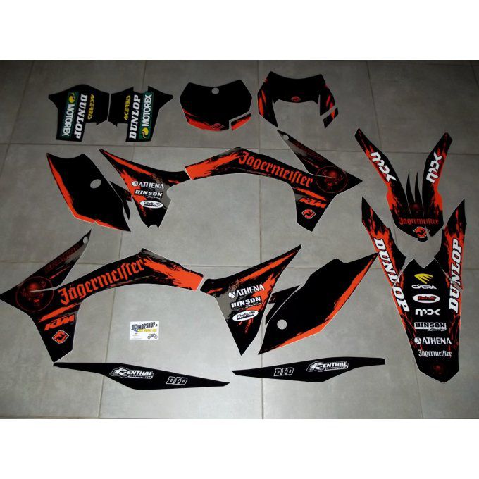 Kit déco complet KTM EXC ( 2012 à 2013 )+ SX / SXF 2011 à 2012