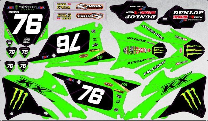 kit deco - 85 - kx - kawasaki - monster - 2026 - 2027 - 2025 - 2024 - 2022 - 2023 - 2021 - 2020 -