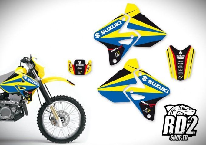 kit deco , autocollants , stickers , suzuki , drz , drz 400 , 400 , graphics ,