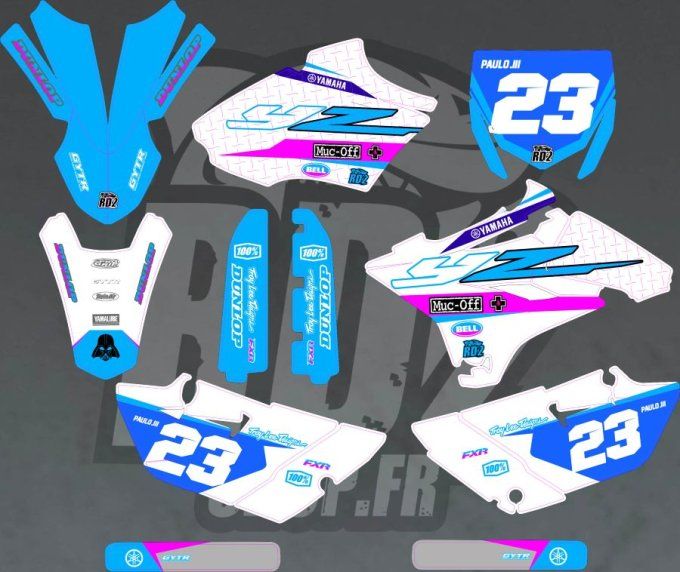 kit deco - autocollants - yamaha - YZ 85 - yz85 - 2015 - 2016- 2017 - 2018- 2019 - 2020 - 2021 - ros