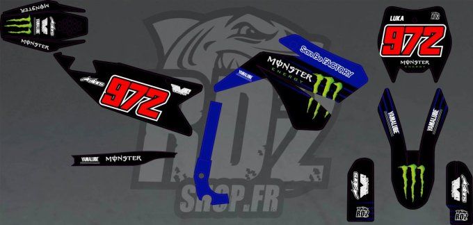 kit deco - bigy - ycf - pilot - start - quartararo - monster -