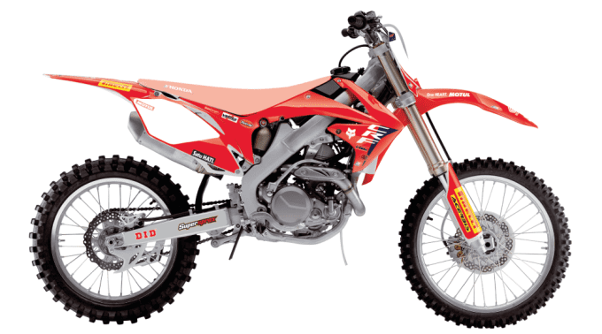 Kit - Déco -Complet -HRC CRF 250 2010 à 2013 - CRF 450 2009 - 2012