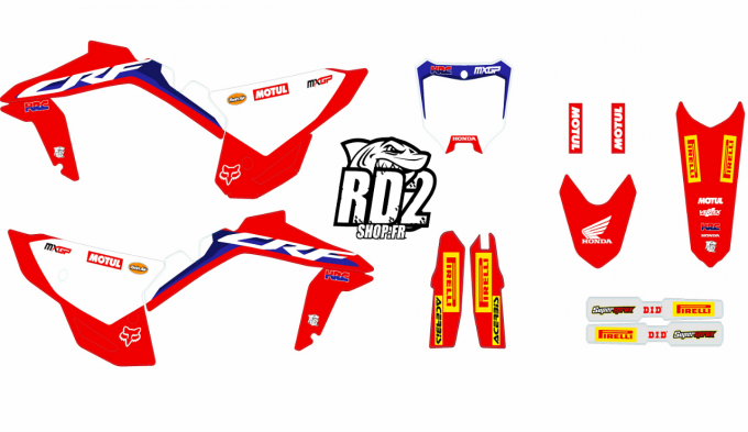 kit deco crf hrc 250  - 450 - 2021 - 2022 - 2023 - 2024 - rd2shop